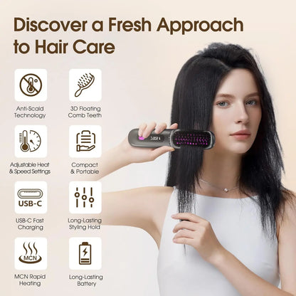 Glowyfy™ Ionic Hair Straightening Brush